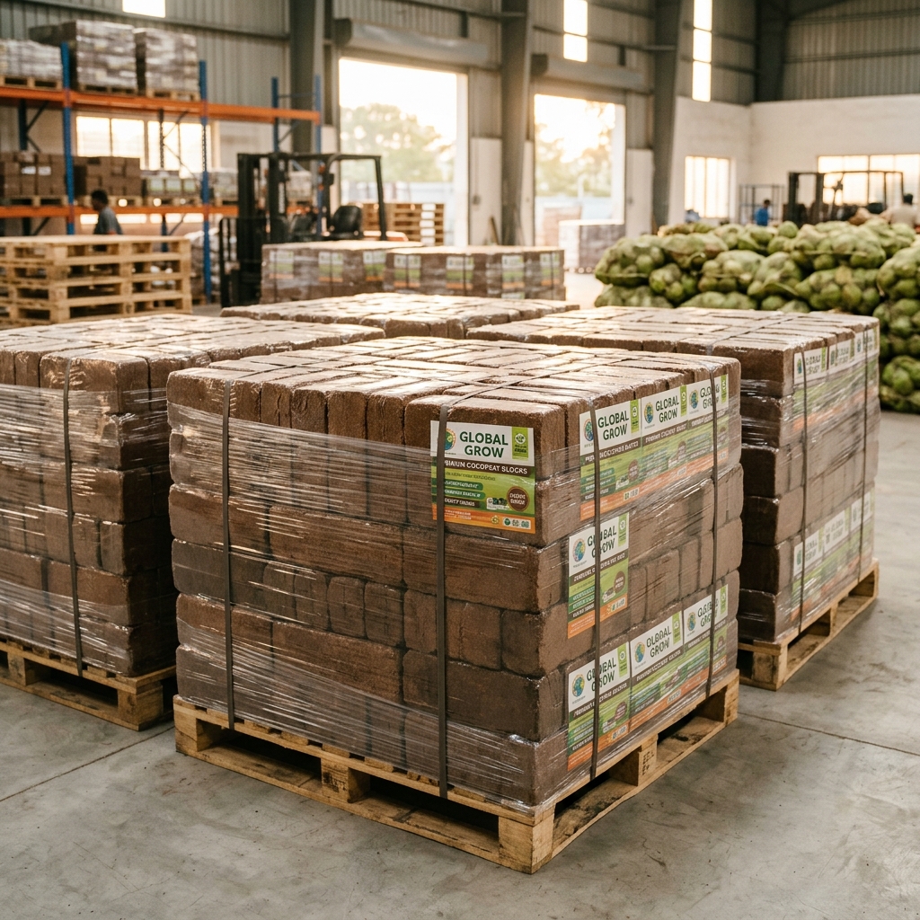Cocopeat export ready